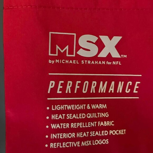 NFL MSX by Michael Strahan Atlanta Falcons Full Zip Puffer Jacket Men's Medium - Picture 8 of 8